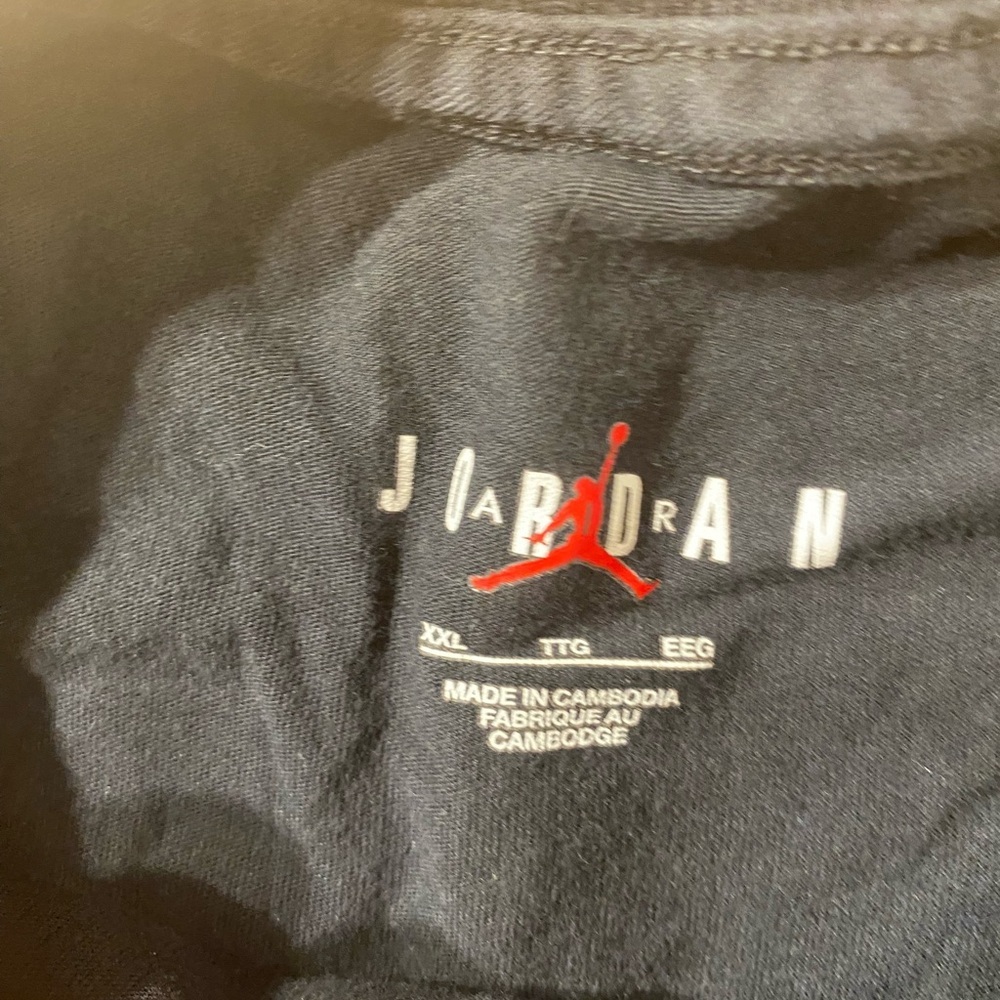 Jordan Black Graphic T-Shirt for Men XXL (PW) - Picture 6 of 10